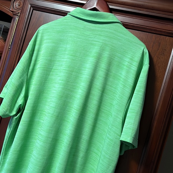 Greg Norman Shark Golf Polo Tasso Elba Wonderfully Cool Acid Green Sportswear! - Picture 4 of 6